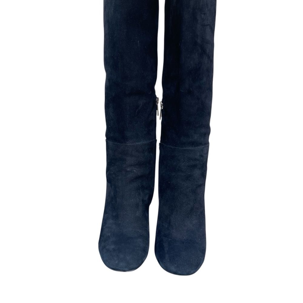 Kenneth Cole Black Suede Knee-High Boots